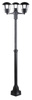 Rabalux lampa stojąca zewnętrzna Marseille 3xE27 czarna 181cm IP44 8569