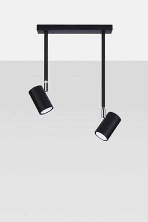 Sollux plafon (reflektorki) Norano 2 2xGU10 czarny SL.1075