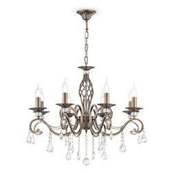 Maytoni żyrandol / lampa wisząca Grace 8xE14 Ø72cm mosiężna RC247-PL-08-R