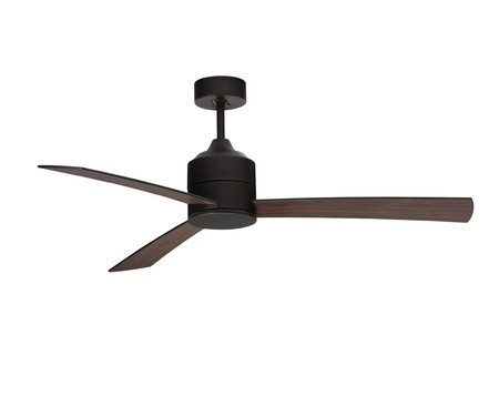 Luces Exclusivas wentylator Apizaco Ø 137,1 cm bez źródła światła czarno/drewniany LE42960