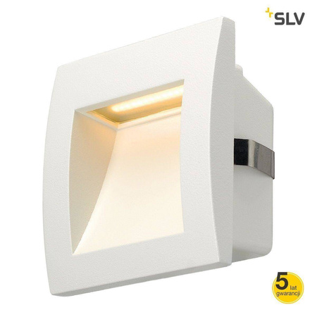 SLV oprawa ścienna zewnętrzna LED Downunder 1,7W 65lm 3000K biała IP55 233601