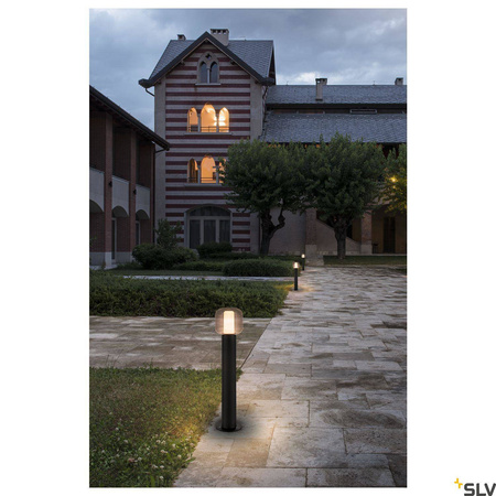 SLV lampa stojąca zewnętrzna LED Ovalisk 75 9,2W 630lm 3000/4000K antracytowa 17cm IP65 1004680