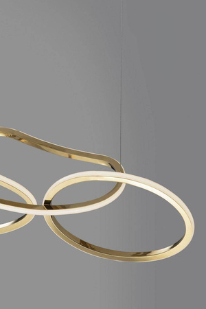 Luces Exclusivas lampa wisząca LED Celaya 50W 2400lm 3000K złota LE42760