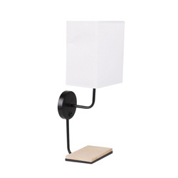 Candellux kinkiet Keto E14 z półką czarno/biały 21-76854