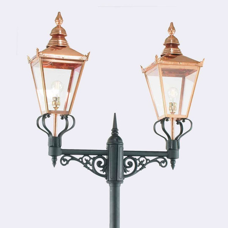 Norlys latarnia Chelsea E27 czarno/miedziana 315cm IP44 953CO