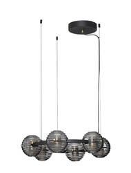 Luces Exclusivas lampa wisząca LED Seco ściemnialna Ø 63 cm 60W 6087lm 3000K IP20 czarno/złota LE44236