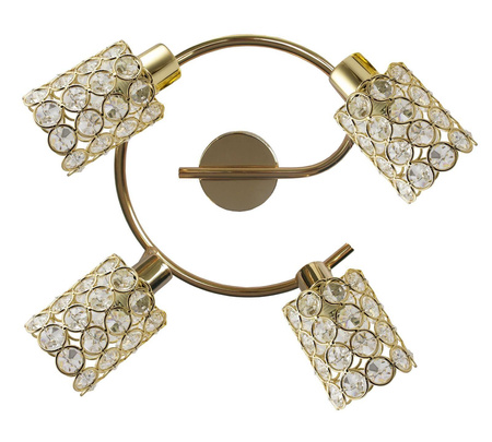 Candellux plafon (reflektorki) York 4xG9 złoty 98-07230