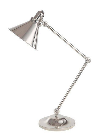 Elstead lampka biurkowa Provence E27 nikiel PV-TL-PN