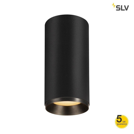 SLV plafon techniczny LED Numinos S 28W 2848lm 2700K 24° ściemnialny Dali czarny 1004602