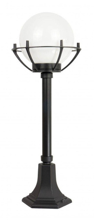 Su-ma lampa stojąca zewnętrzna Kule z koszykiem 200 E27 czarna/patyna 72cm IP43 K 5002/3/KPO OP