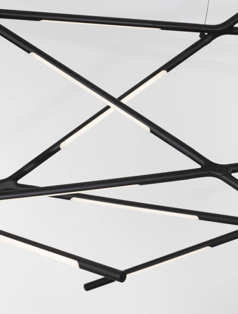 Luces Exclusivas lampa wisząca LED Bell 92W 6868lm 3000K czarna LE42731