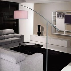 Eglo lampa podłogowa Nadina E27 nikiel 195cm 92206