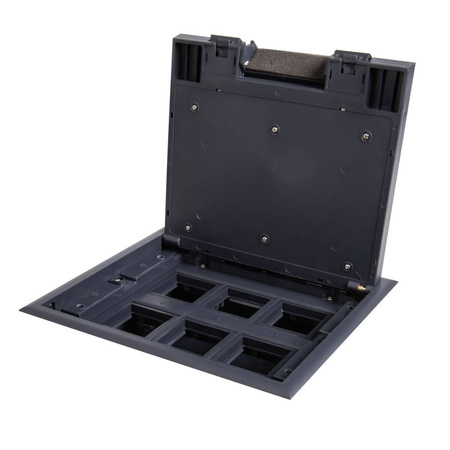 Kanlux puszka podłogowa Biuro+ 04-0011-100 antracytowa 22,5x24,5cm 28300