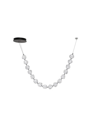 Luces Exclusivas lampa wisząca LED Chepen ściemnialna 71W 5044lm 3000K IP20 czarna LE44423