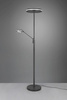 Trio lampa podłogowa LED Franklin 35W 4100lm + 6,5W 650lm 2700/3200/4000K antracytowa ściemnialna 181cm 426510242