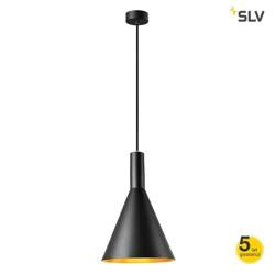 SLV lampa wisząca Phelia E27 czarna 1002950