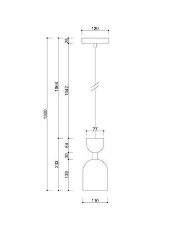Ummo lampa wisząca Supuru GU10 biała z mosiężną rurką SUA131P0
