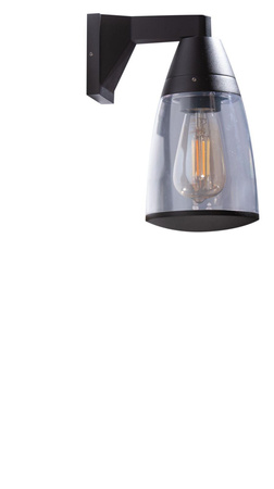 Azzardo kinkiet zewnętrzny Rasmus Wall E27 czarny IP65 AZ4482