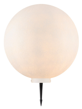 Luces Exclusivas lampa stojąca zewnętrzna LED Celendin wbijana w ziemię Ø 50 cm E27 1x12W IP65 wys. 50 cm biała LE73752