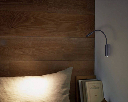 Orlicki Design kinkiet LED Nuto Nero 3W 135lm 3000K czarny OR81718