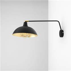 Aldex kinkiet Espace E27 czarny 1036C1