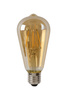 Lucide żarówka LED ST64 E27 Filament 5W 500LM 2700K bursztynowa 49068/05/62