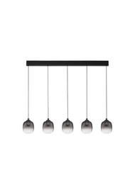 Luces Exclusivas lampa wisząca LED Toay ściemnialna 28W 2222lm 3000K IP20 czarna LE44240