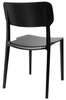King Home Krzesło AGAT PREMIUM czarne - polipropylen 308-APP.BLACK