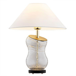 Argon lampka biurkowa Veneto E27 biało/złota 8036