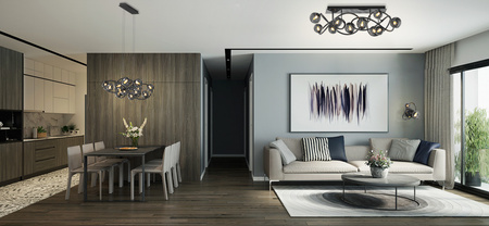 Aviano Lighting lampa podłogowa LED Nancy G9 9x3,5W 3150lm 3000K żarówki w zestawie wys. 140 cm czarny chrom 3014-905