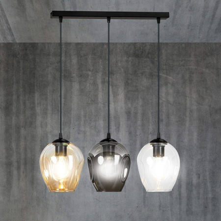 Emibig lampa wisząca Istar 3 3xE27 czarna 678/3