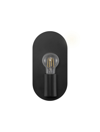 Luces Exclusivas kinkiet LED Bajio E27 1x12W IP20 czarny LE43612