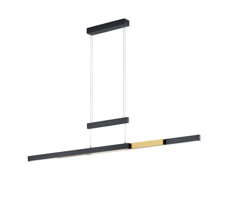 Trio lampa wisząca LED Trajan 45W 5300lm 2700/5000K czarna 375310502