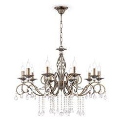 Maytoni żyrandol / lampa wisząca Grace 10xE14 Ø85cm mosiężna RC247-PL-10-R