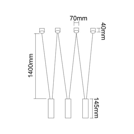 Orlicki Design lampa wisząca Viva III 3xG9 czarna OR84320