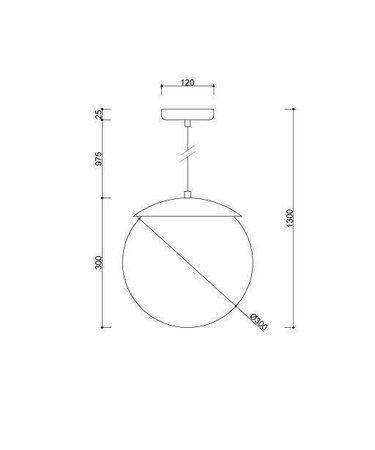 Ummo lampa wisząca Kuul E E27 czarna KLE122P0