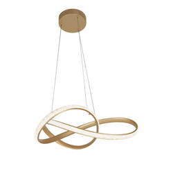 Kaja lampa wisząca ściemnialna Fondi 40W 4800lm 3000/4000/6000K złota K-8237