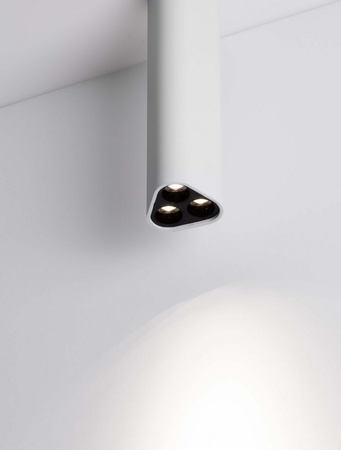 Luces Exclusivas lampa sufitowa LED Tachira 6W 459lm 3000K IP20 wys. klosza 20 cm biało/czarna LE44913