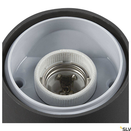 SLV lampa stojąca zewnętrzna Grafit 60 E27 antracytowa 8,8cm IP44 1006181