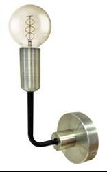Candellux kinkiet Saga E14 czarny/patyna 21-01313