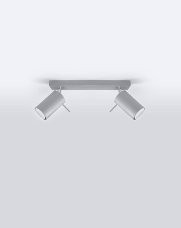 Sollux plafon Ring 2 2xGU10 szary SL.0450