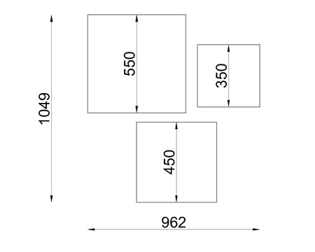 Sollux plafon Horus 45 3xE27 czarny SL.0139