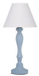 Candellux lampka biurkowa Pastellio E14 biało/niebieska 41-01153