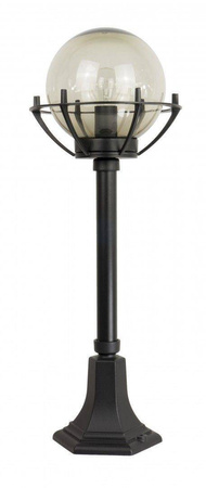 Su-ma lampa stojąca zewnętrzna Kule z koszykiem 200 E27 czarna/patyna 72cm IP43 K 5002/3/KPO FU