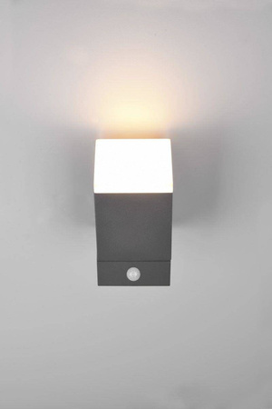 Trio kinkiet zewnętrzny LED z czujnikiem ruchu Avon 7W 800lm 3000K antracytowy IP54 270669142