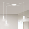 Emibig lampa wisząca Traker 4 4xGU10 biała 525/4
