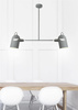 Candellux lampa wisząca Gray 2xE27 szara 32-66510