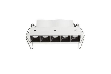 Luces Exclusivas oprawa sufitowa wpuszczana LED Calinda 10W 820lm 3000K IP32 biało/czarna LE65122