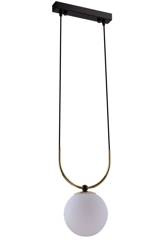 Amplex lampa wisząca Balos E14 czarno/złota 8162