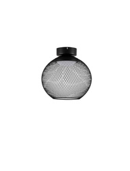 Luces Exclusivas lampa sufitowa LED Rita Ø 30 cm 12W 455lm 3000K IP20 czarna LE44256